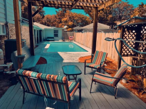 Home for summer with pool, pool table, outdoor kitchen,patio and balcony